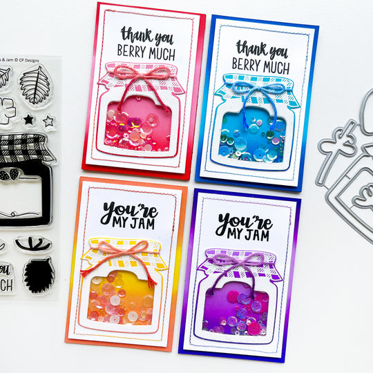 Strawberries & Jam Stamp Set