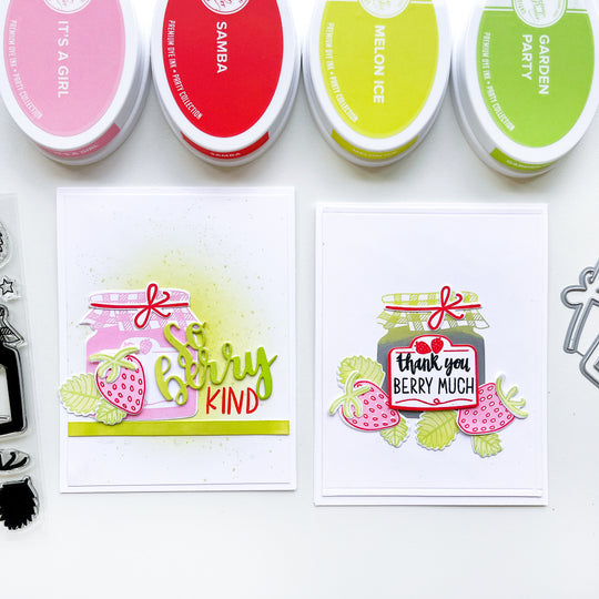 Strawberries & Jam Stamp Set