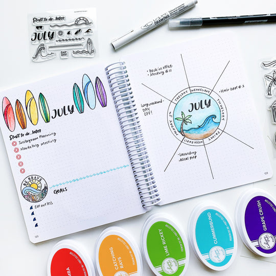 July Surfs Up layout