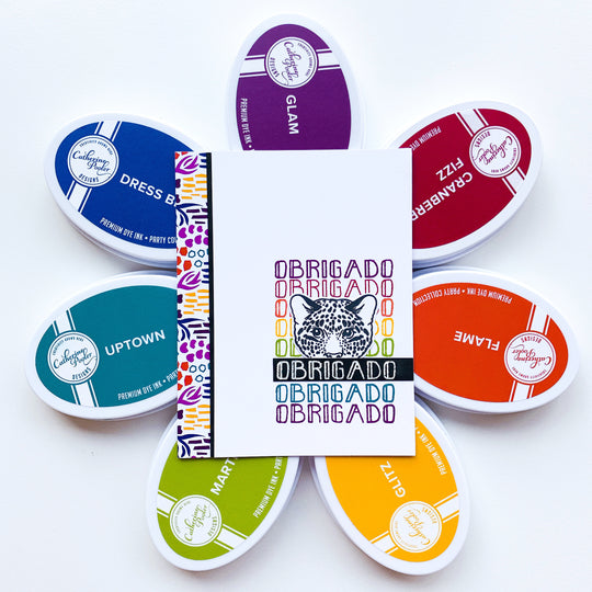 take a peek card with coordinating ink pads