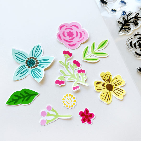 Tussy Mussy Floral Stamp Set