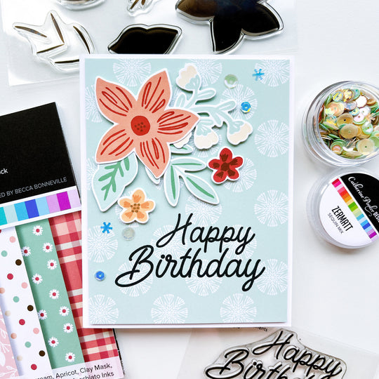 Tussy Mussy Floral Stamp Set