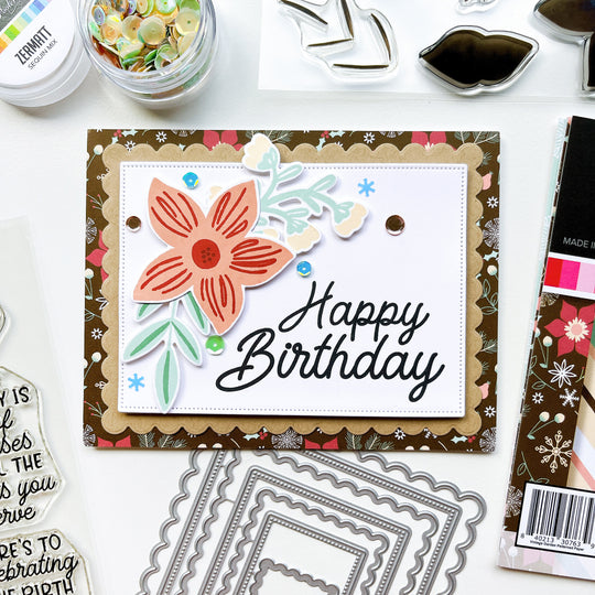 Tussy Mussy Floral Stamp Set