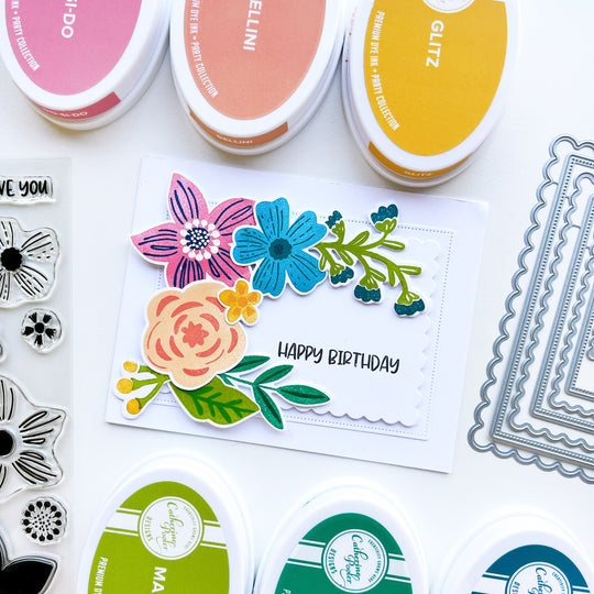 Tussy Mussy Floral Stamp Set