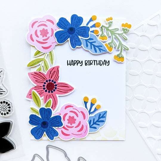 Tussy Mussy Floral Stamp Set