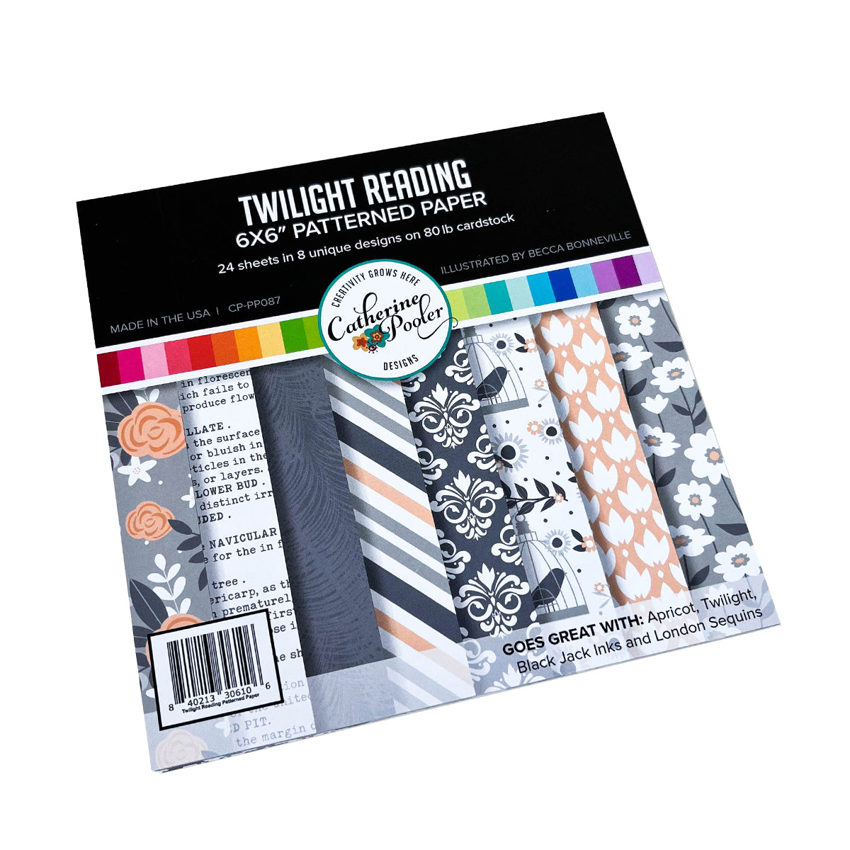 Twilight Reading 6x6 Patterned Paper pack