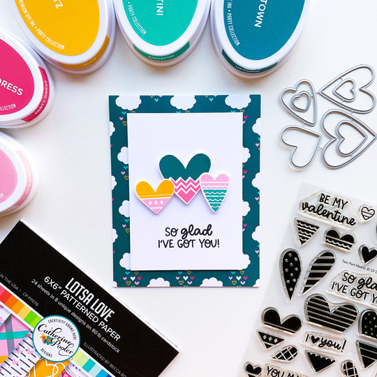so glad I've got you card with patterned paper