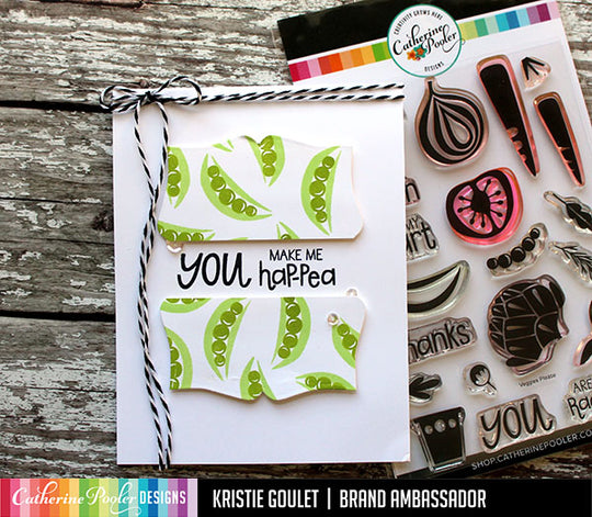 veggies please card with Picture Frame Dies