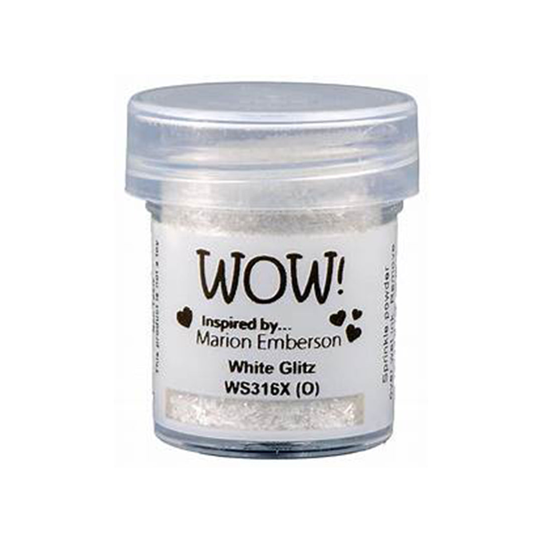 White Glitz Embossing Glitter by WOW