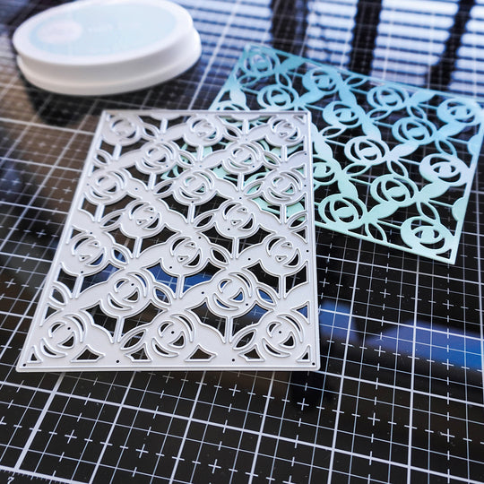Wall Flowers Cover Plate Die sample