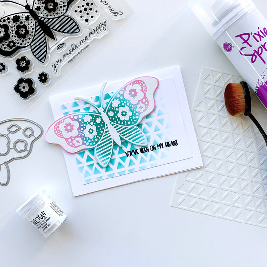 you've been on my heart card with butterfly