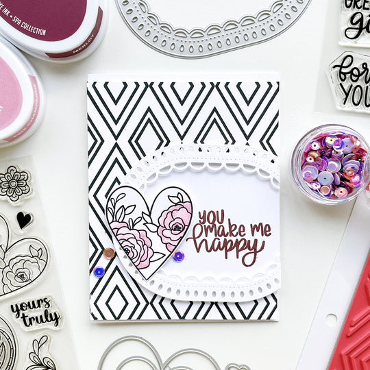 Diamonds are Forever Background Stamp