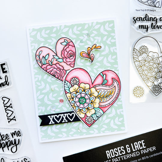Forever Yours Sentiments Stamp Set