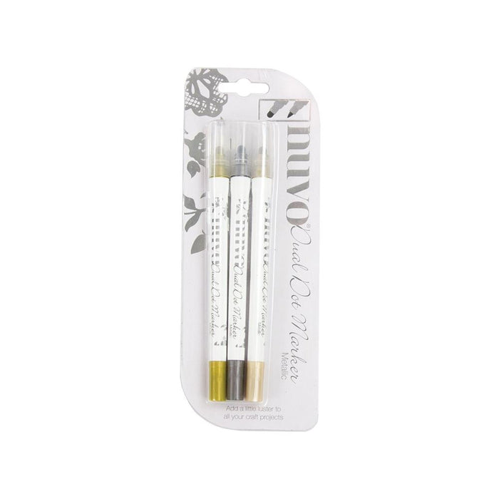 Metallic Dual Tip Dot Markers by Nuvo