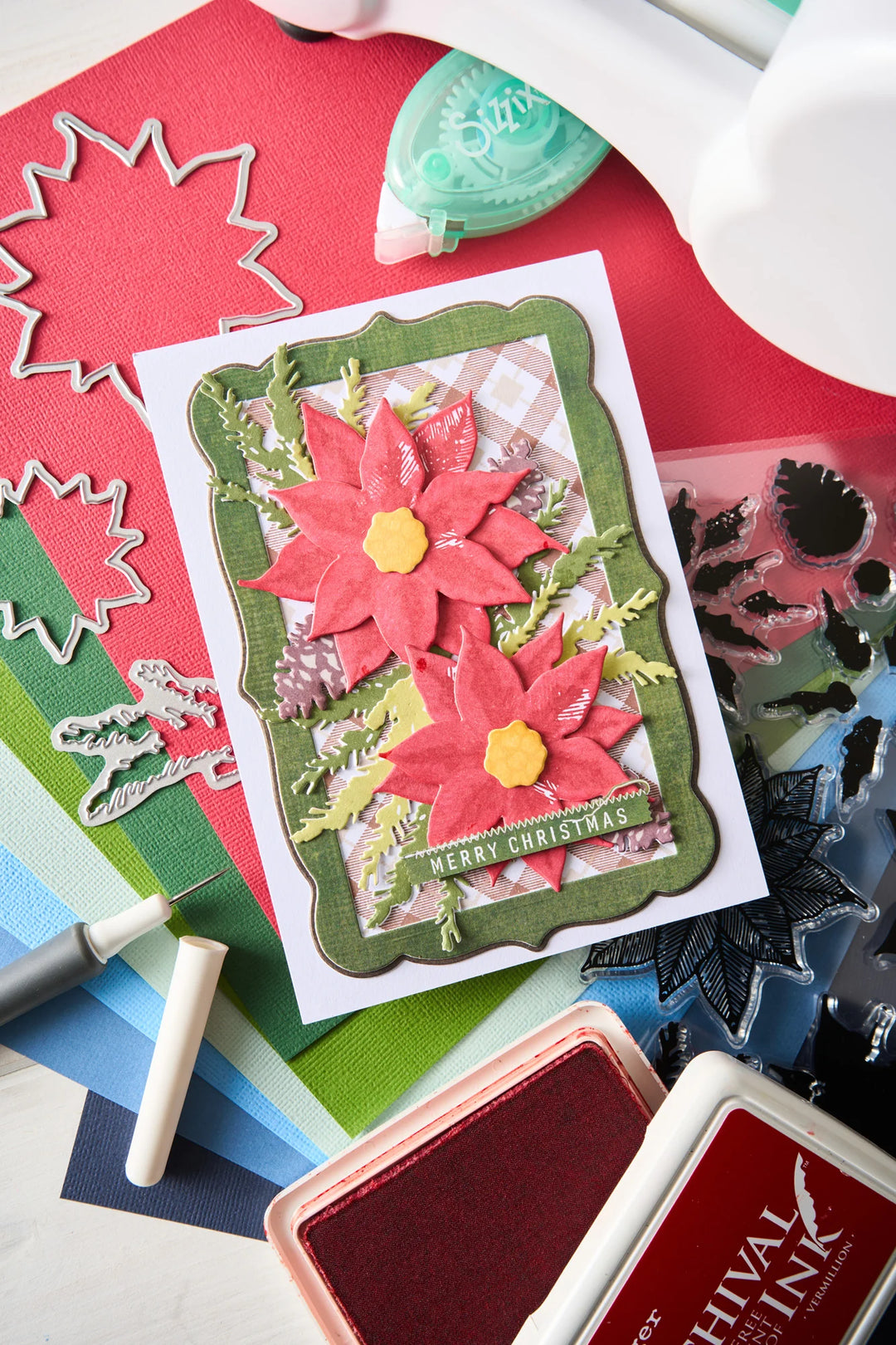 Tartan Stamps by Sizzix
