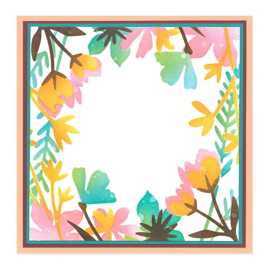 Botanical Border Layered Stencils by Sizzix