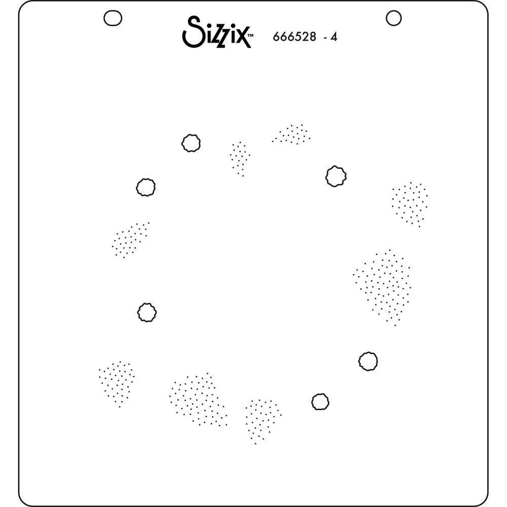 Strawberry Wreath Layered Stencils by Sizzix