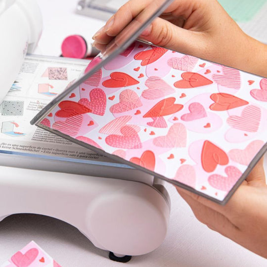 Mark Making Hearts Layered Stencils by Sizzix