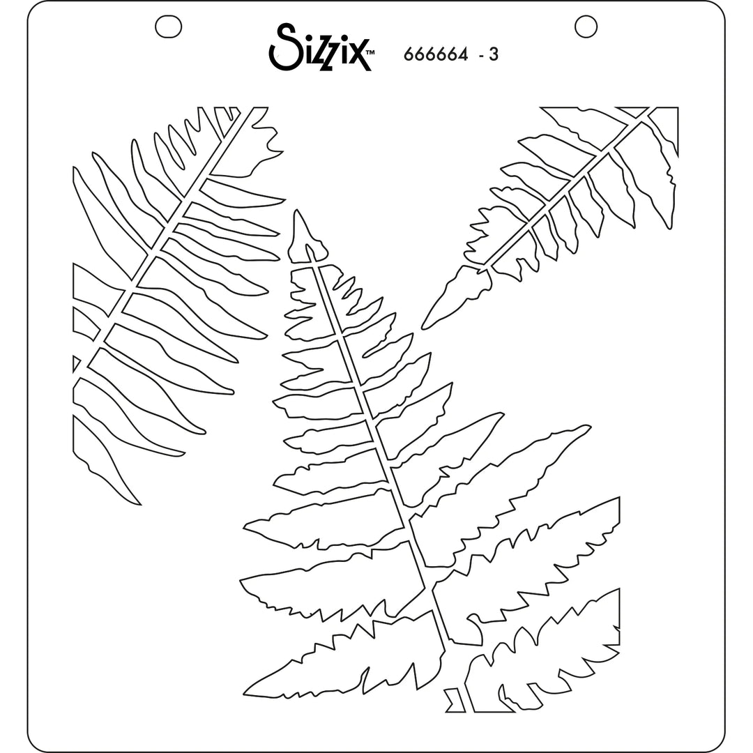 Fern Layered Stencils by Sizzix