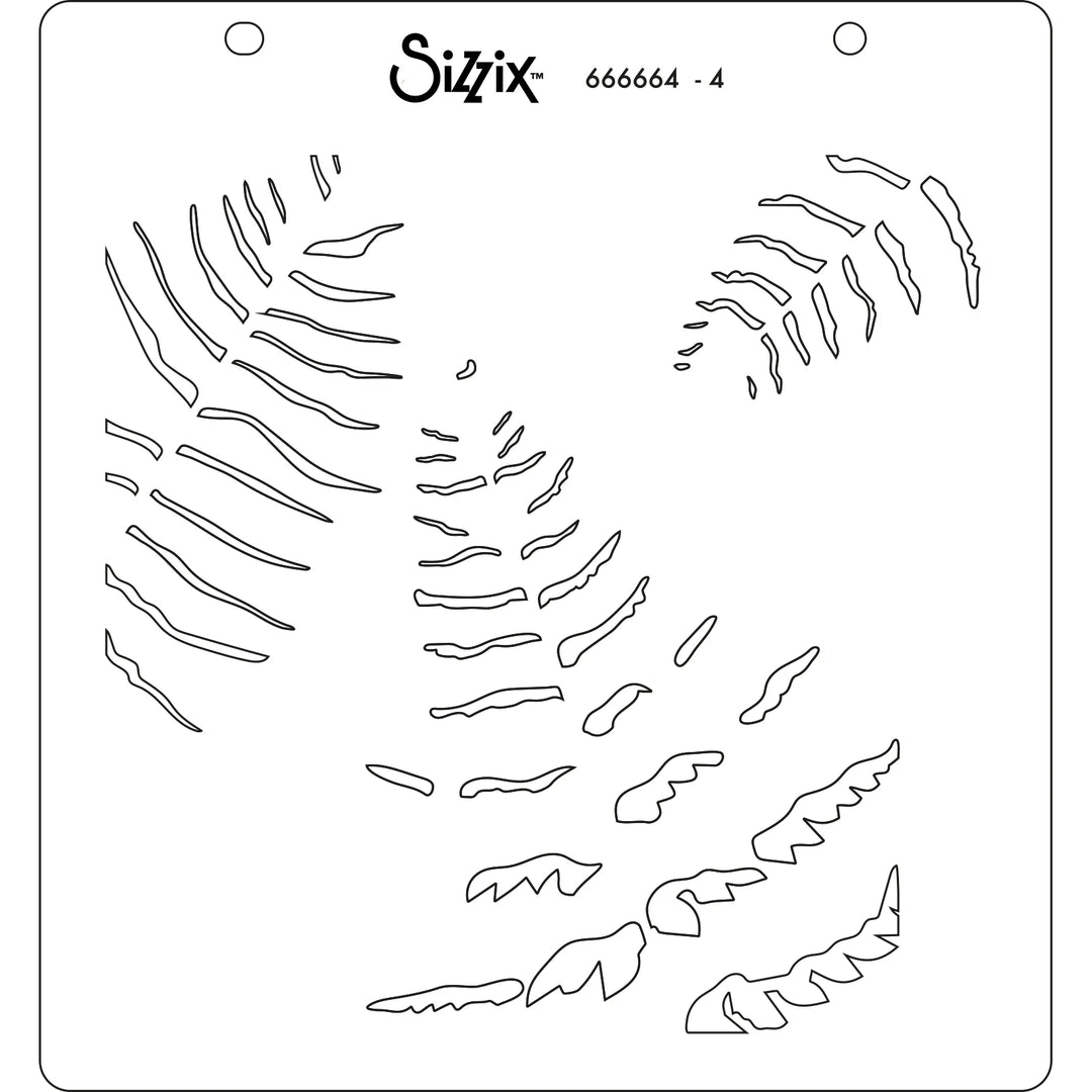 Fern Layered Stencils by Sizzix