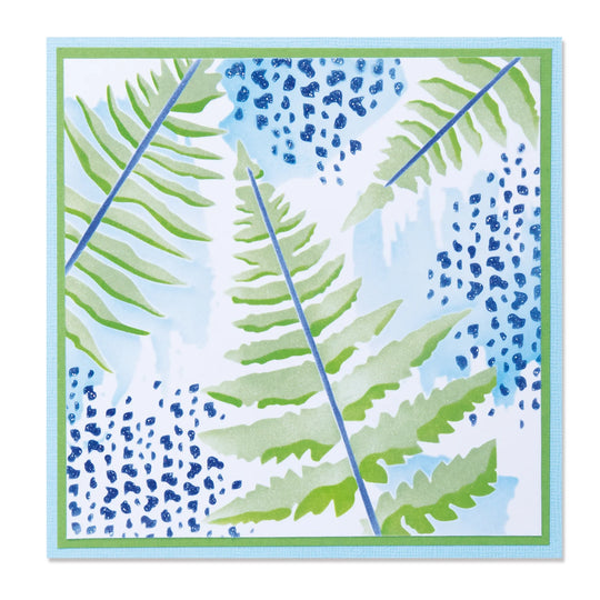 Fern Layered Stencils by Sizzix