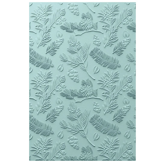 Pines 3-D Textured Impressions Embossing Folder by Sizzix