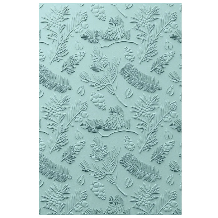 Pines 3-D Textured Impressions Embossing Folder by Sizzix