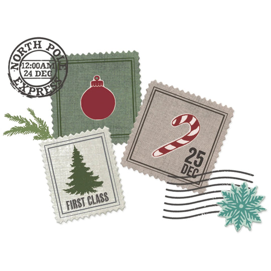 Special Delivery Stamp Set with Framelits by Sizzix