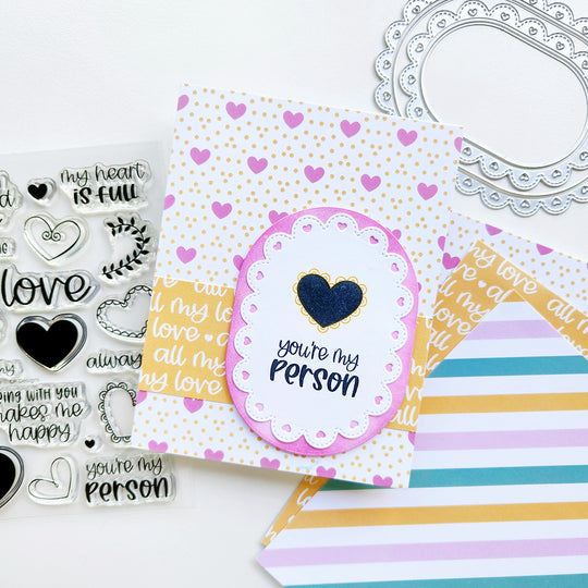 Signature Love Patterned Paper