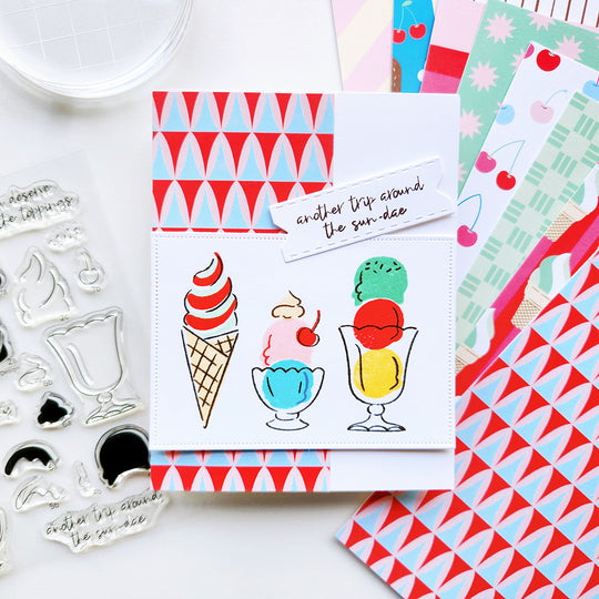 Another Trip Around the Sun-dae Stamp & Die Bundle