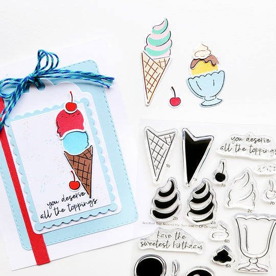 Another Trip Around the Sun-dae Stamp Set