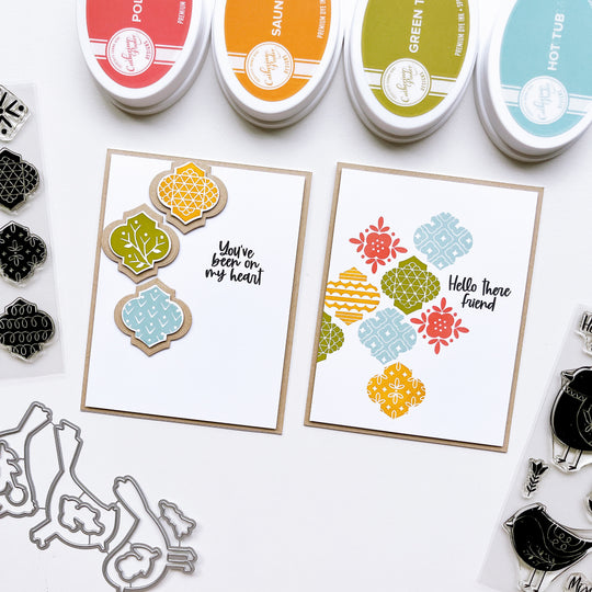 Arabesque Pieces Stamp Set