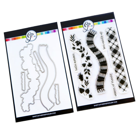 Autumnal Borders Stamp & Die Bundle