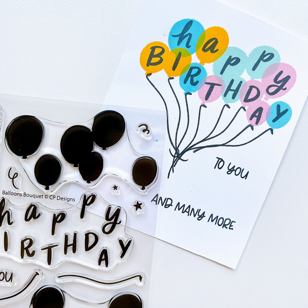 Balloon Bouquet Stamp Set