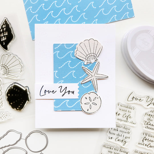 Inside Out Love You Stamp Set