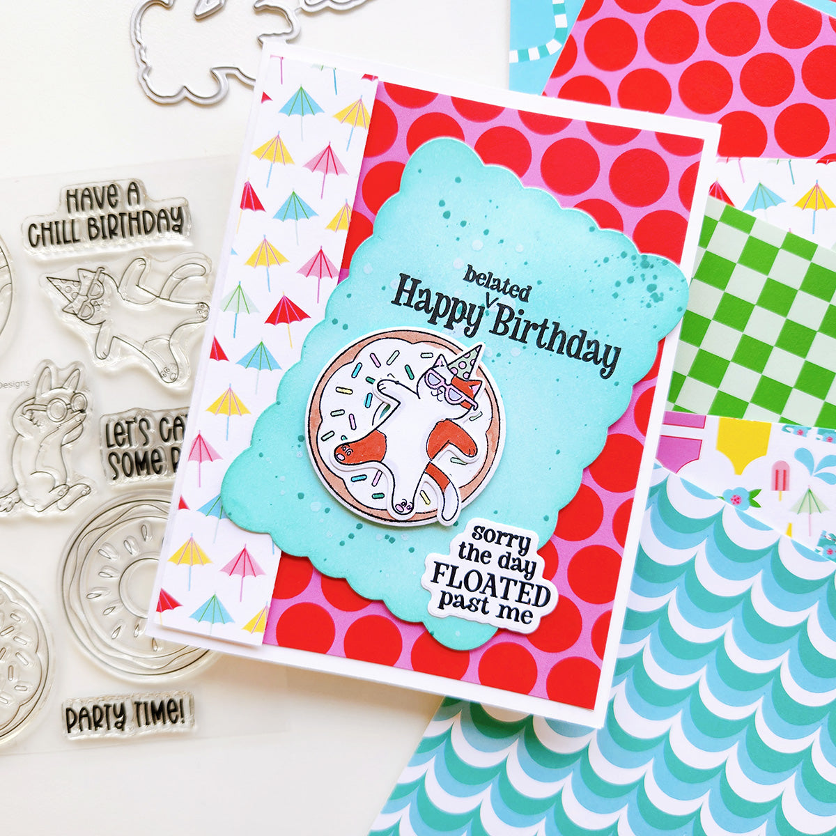 Poolside Pets Stamp Set – Catherine Pooler Designs
