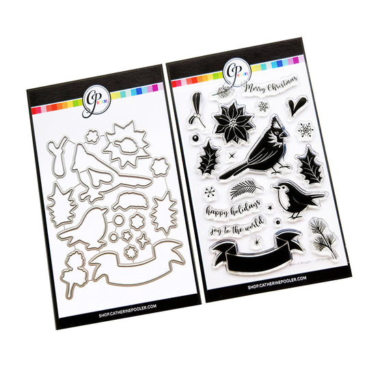 Birds & Boughs Stamp & Die Bundle