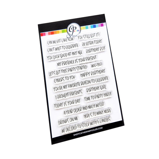 Birthday One Liners Sentiments Stamp Set
