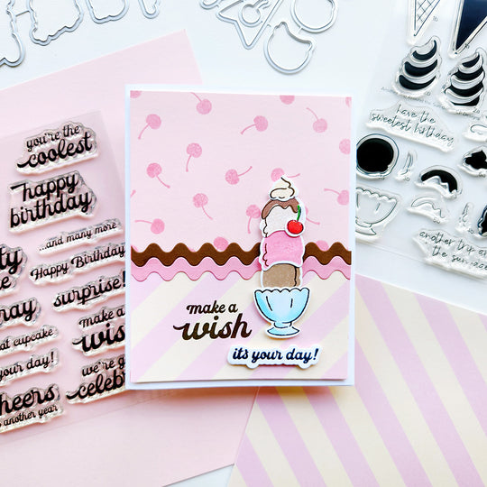 Another Trip Around the Sun-dae Stamp & Die Bundle