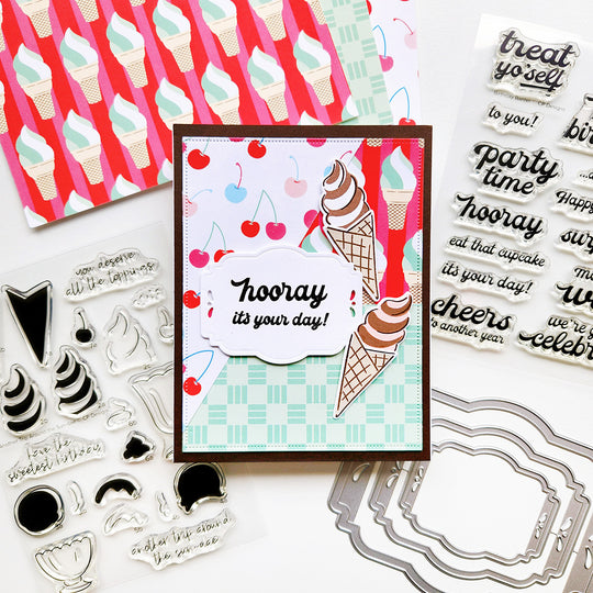 Another Trip Around the Sun-dae Stamp & Die Bundle