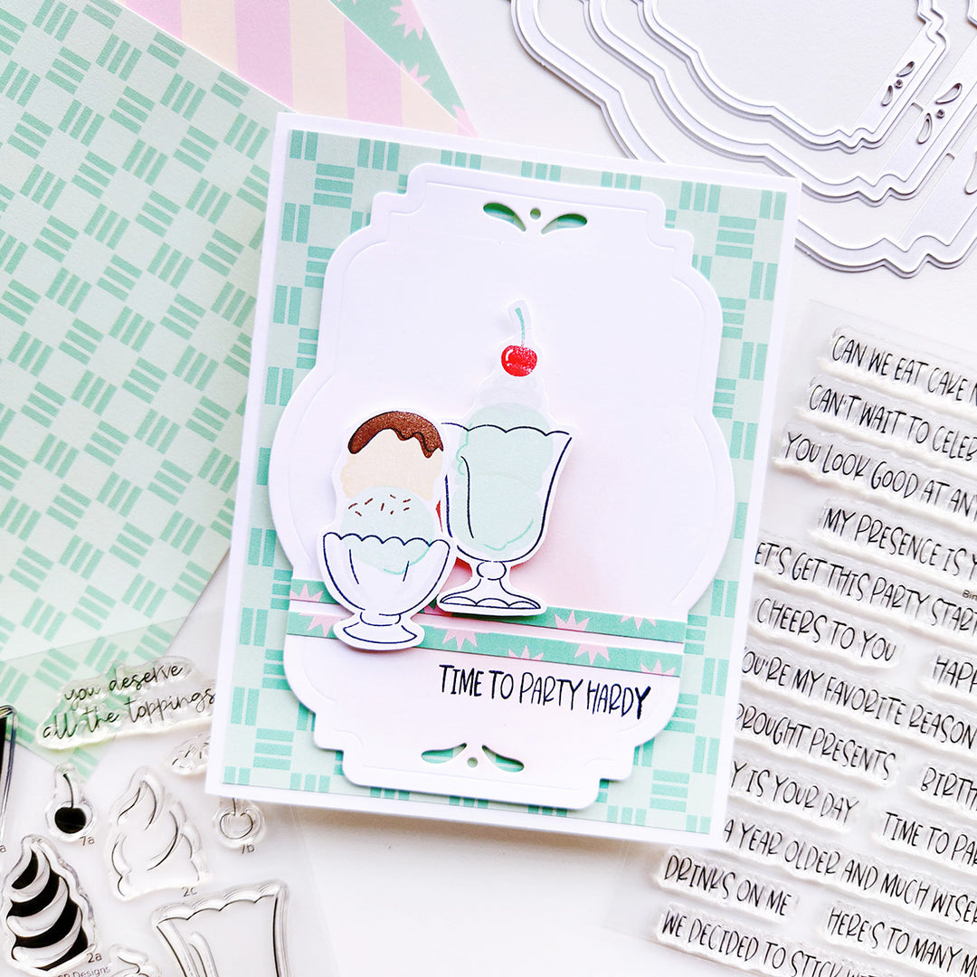 Another Trip Around the Sun-dae Stamp & Die Bundle