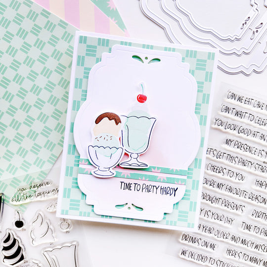 Another Trip Around the Sun-dae Stamp & Die Bundle