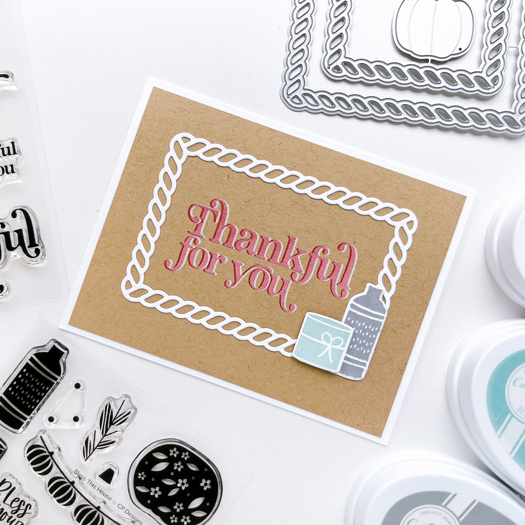 Joyful Thanks Sentiments Stamp Set