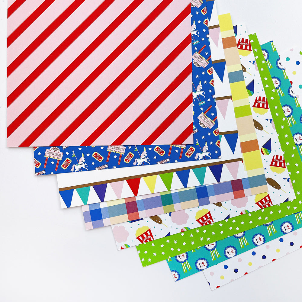 Blue Ribbon Patterned Paper