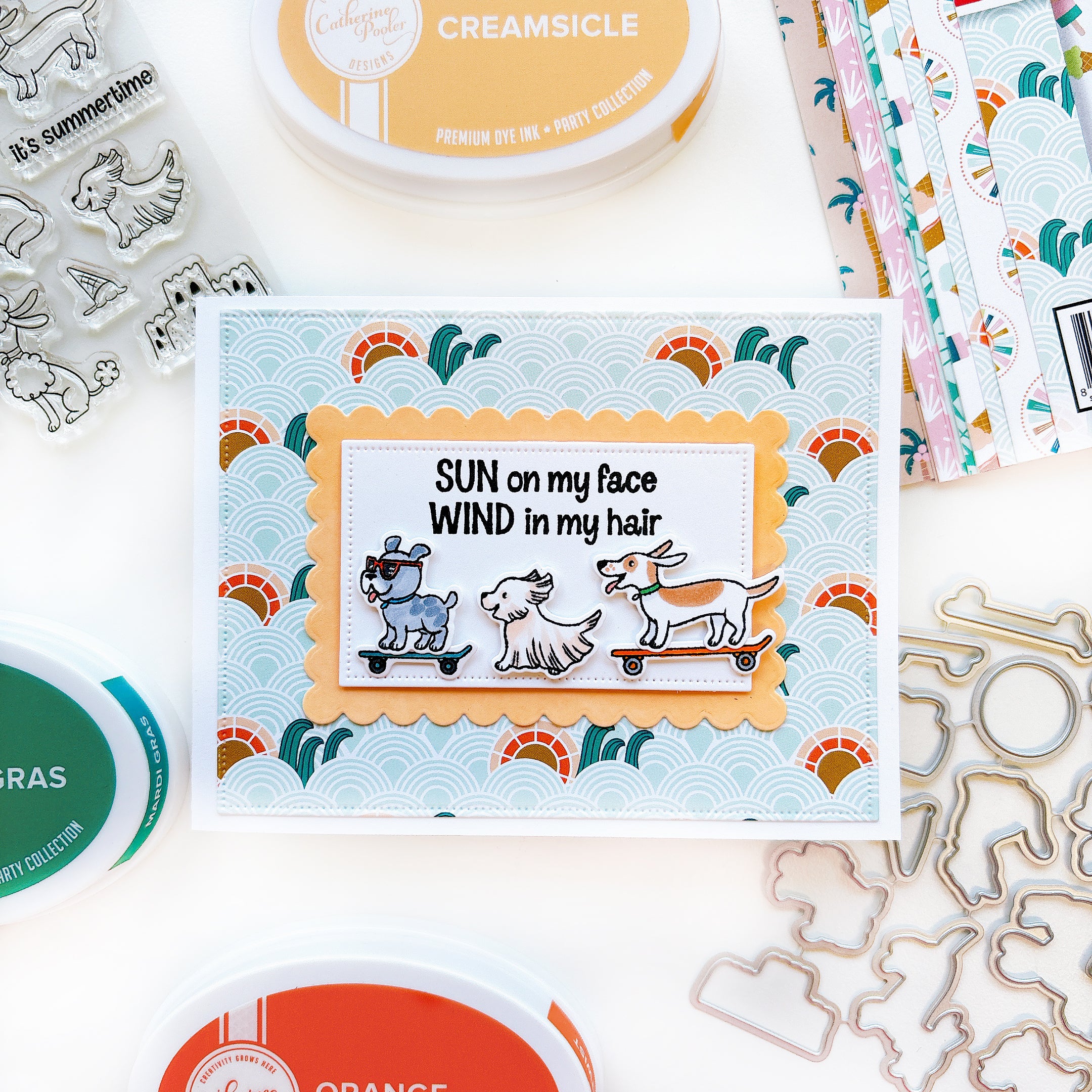 Boardwalk Cruisers Stamp Set – Catherine Pooler Designs