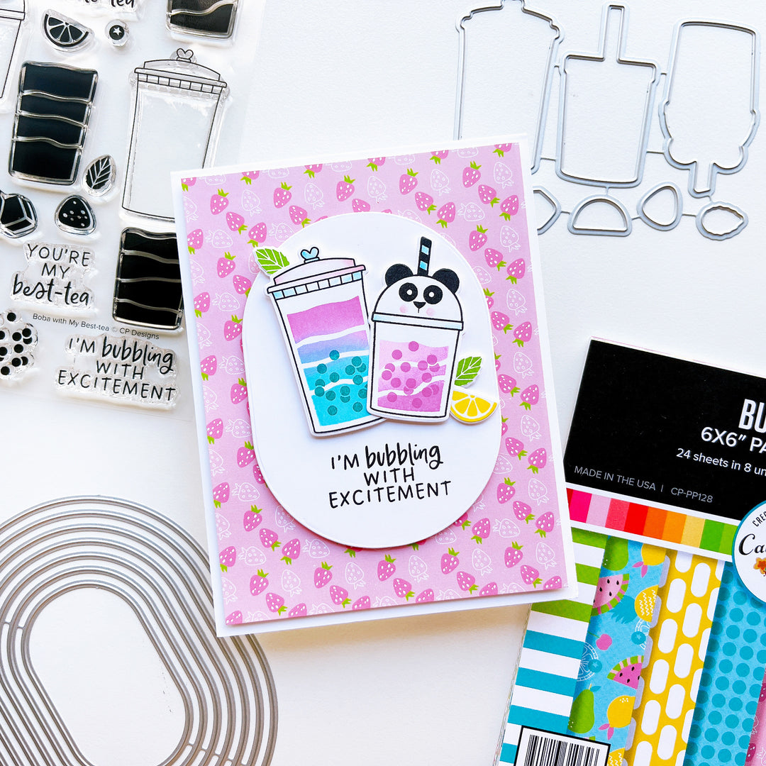 Boba Tea Stamp Set Boba Tea Stamp Set