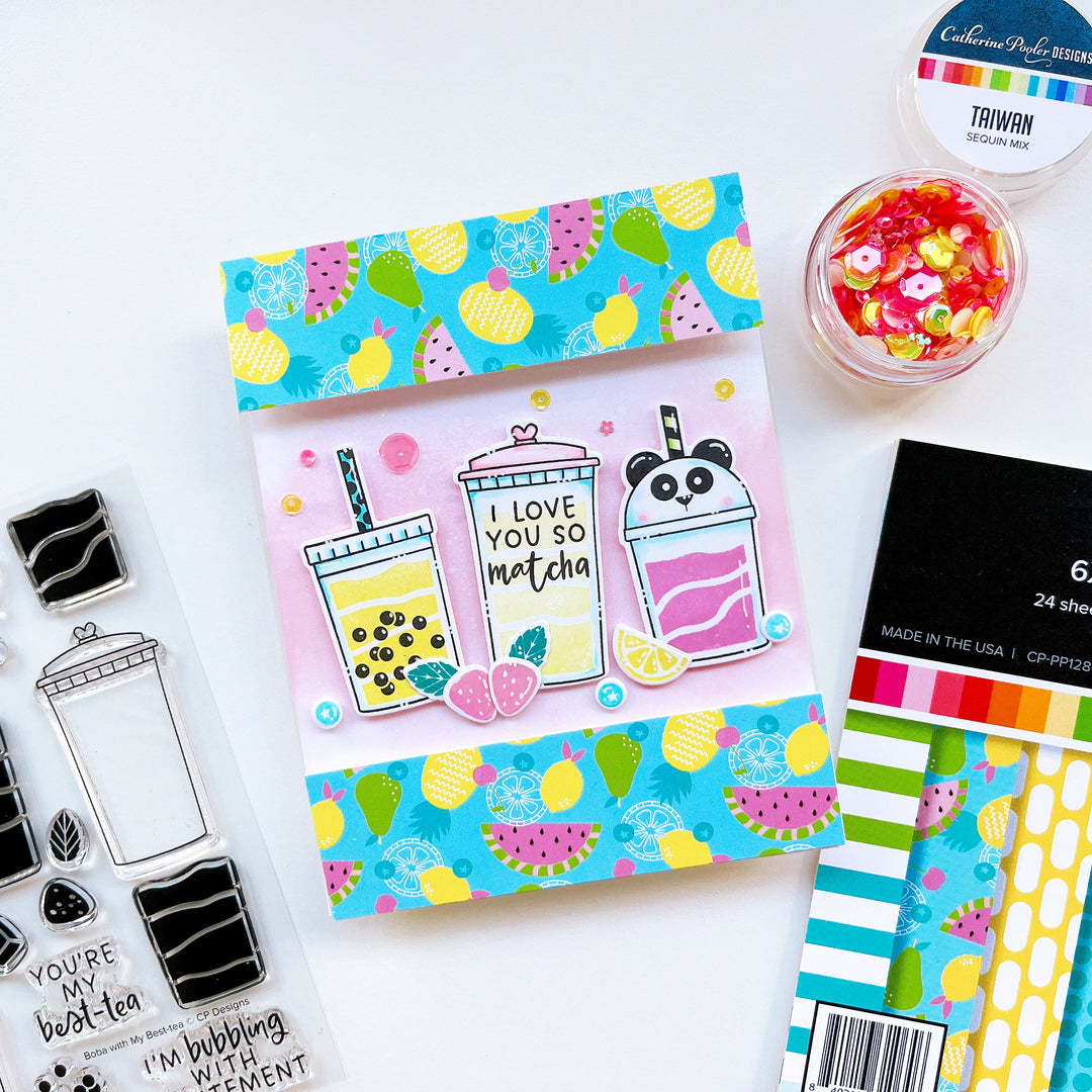 Bubbleberry Patterned Paper