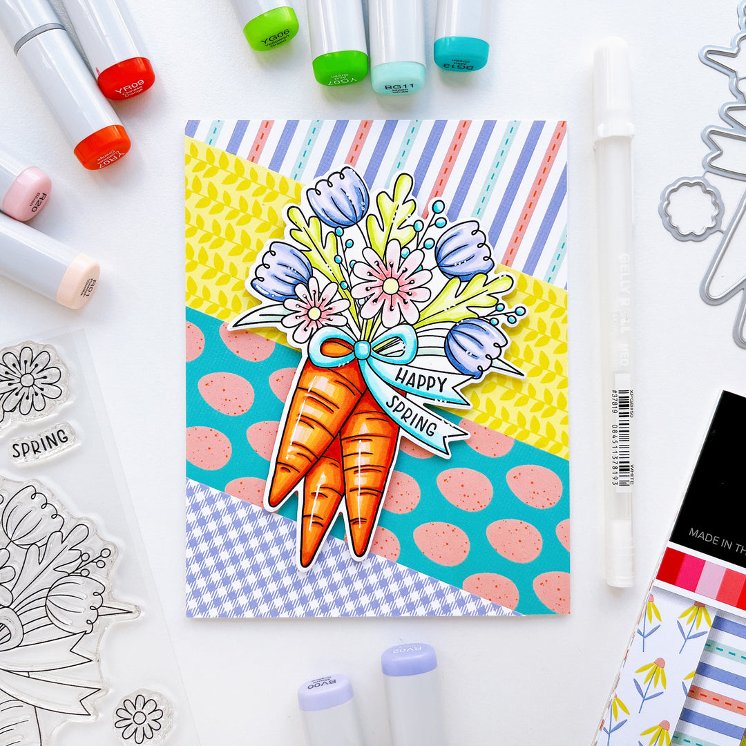 Carrot Bouquet Stamp Set