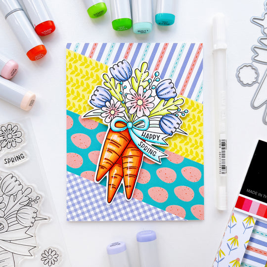 Carrot Bouquet Stamp Set