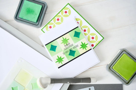 Print & Pattern Retro Star Layered Stencils